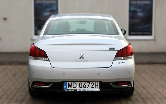 Peugeot 508 cena 43900 przebieg: 136000, rok produkcji 2017 z Szamocin małe 254